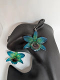 Medium Den. Nobile Blue, Real Orchid in Resin Orchids