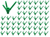 __LEGO 50x  Green Plant Flower Stem with Bottom Pin Green Plant