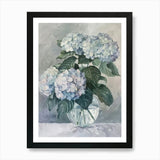 A World Of Flowers Hydrangea 2 Pain Framed Wall Art Poster Canvas Print Picture Hydrangea