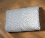 Lightweight Flannel TRELLIS Floral 5 yds x 45" Single cut Pink Blue Lilac FABRIC Flowering Plants