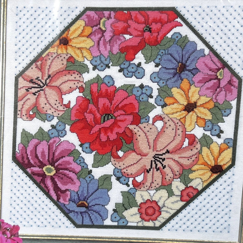 Home Creations Lilies Counted Cross Stitch Kit by Alice Peterson 8097 Floral NEW Lily