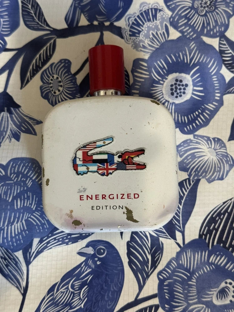 Eau de Lacoste L1212 ENERGIZED by Lacoste 3.3 oz EDT TESTER Spray - DISCONTINUED EDT