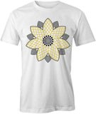 SUNFLOWER TShirt Tee Short-Sleeved Cotton FLOWER FLORAL CLOTHING S1WSA541 Sunflower
