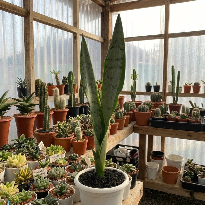Sansevieria Tf Laurentii Green Line Snake Plant Rare Unique Green Plant