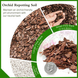 Orchid Bark Potting Mix,Premium Orchid Potting Mixture of Pine Bark and Perli... Orchids