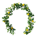 Lemon Rattan Lemon Garland 1 Pcs Fake Plant For Wedding Party Decorations Green Plant