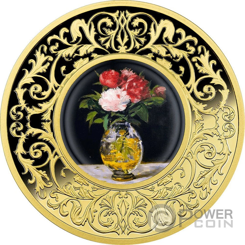 BOUQUET OF FLOWERS Flowers in Painting Silver Coin 500 Francs Cameroon 2025 Bouquet