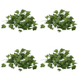 4 Pcs 2M Long Artificial Plants Green Ivy Leaves Grape Vine Fake5300 Green Plant