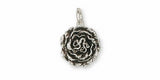 Carnation Charm Jewelry Sterling Silver Handmade Flower Charm CN2-C Carnation