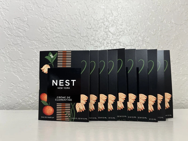 Lot  Of 10 NEST NEW YORK CREME DE CLEMENTINE EDP SPRAY SAMPLE 0.05fl oz each EDP