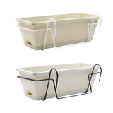 Hanging Planter for Balcony Railing Decorative Rail Planter Hanging Garden Garden Plants