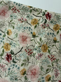 Cottagecore Shabby Chic Country Roses Colorful Floral Fabric BTY Roses