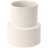White Ceramic Vase, Large Ceramic Vase for Flowers, Decorative Vases for Boho... Pampas Grass
