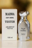 Tester Arabiyat Prestige Marwa Eau De Parfum Spray For Men 3.4 Oz / 100 ml EDP