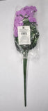 Oakridge Faux Flower Decorative Silk Floral All Weather Purple Hydrangea Bush Hydrangea