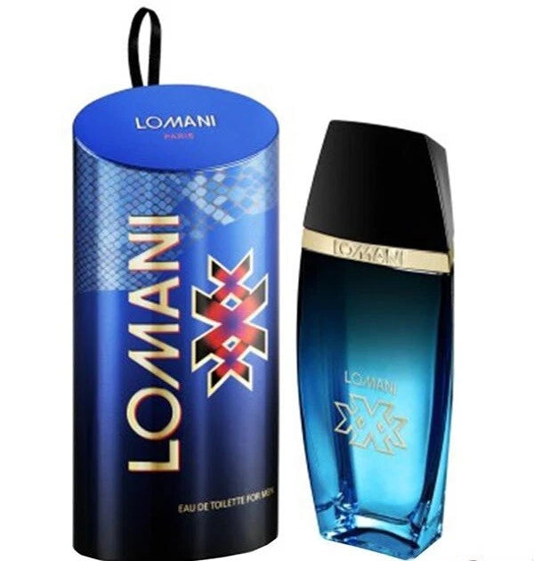 NEW LOMANI XXX EAU DE TOILETTE FOR MEN WITH FREE WORLDWIDE SHIPPING - 100 ML EDT