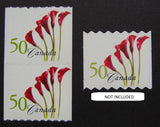 VAR. Sc# 2072 - M NH Flower Definitives Coils 50¢ Red Calla Lily - 7.75 to 8.90 Lily