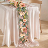 Spring Garland 6FT Hydrangea Flower Garland Faux Greenery Garland Leaf Vine G... Hydrangea