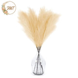 H & T Artificial Faux Pampas Grass Decor, Set of 3 for home Decor Tall 43 in " Pampas Grass