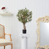2Õ Olive Artificial Tree w/690 lvs Home Office Decor. Retail $180 Green Plant
