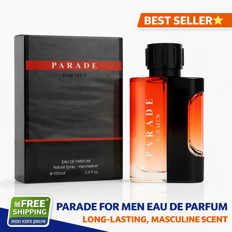 Parade For Men Eau De Parfum 100ml 3.4oz Long Lasting Cologne Spray EDP
