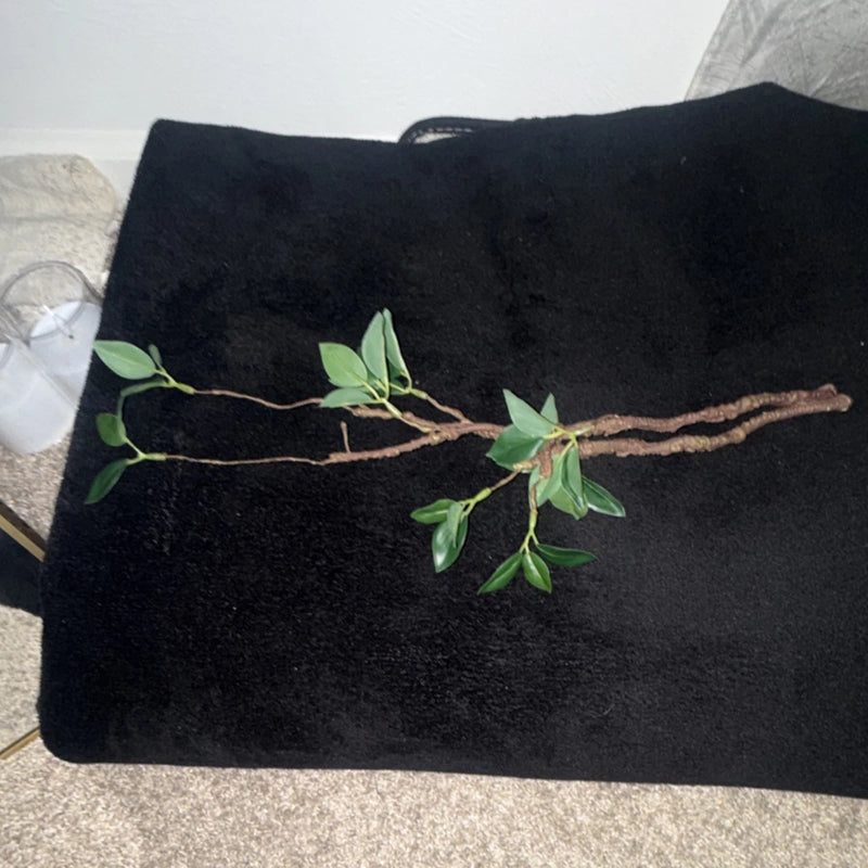 Artificial Twig & Stem Green Leaf Houseplant Plastic Floral & Garden DŽcor Green Plant