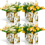 4 Pcs Baby Shower Sunflower Boxes Centerpiece Decoration Flower... Sunflower