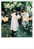 Continental Postcard John Singer Sargent Carnation, Lily, Lily, Rose Art CE14 Carnation