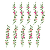 10 PCS Miniature Vines Artificial Flowers Dollhouse Plants Fairy Garden Green Plant