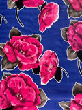 Oilcloth Fabric Iceland Fuchsia Pattern Sold in Yard or Bolt Flowering Plants