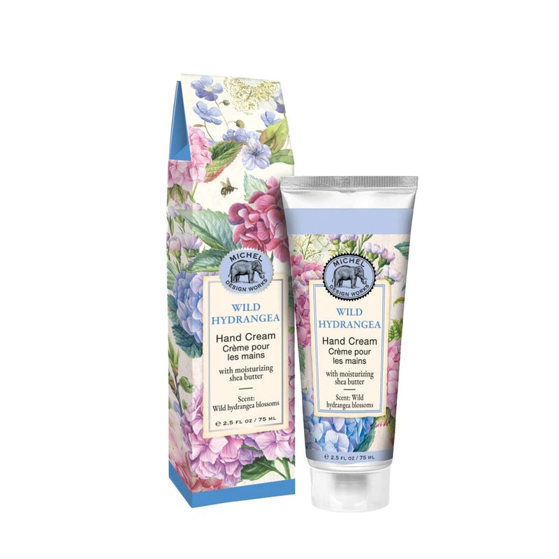 Michel Design Works Wild Hydrangea Hand Cream 2.5 Ounce Tube w/Meadow Flowers Hydrangea