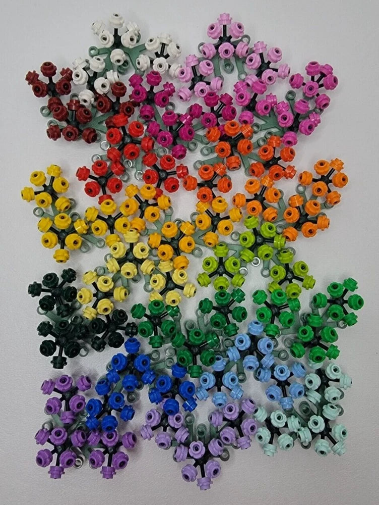 You Pick Custom Lego Baby Breaths Colors From Bouquet of Roses 10328 Bouquet