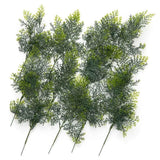Package of 24 Artificial Weatherproof 11" Cedar Floral Picks Green Plant