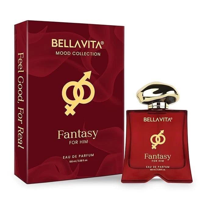 Bellavita Fantasy Perfume for Men (100ml ) , Apple, Cinnamon, Musk Long-Lasting. EDP