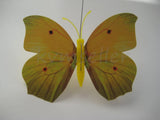 Solar Powered Garden Decor Dancing Flickering Yellow Butterfly Stake Garden Plants