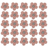 50 Pcs Mini Daisies Flower Sew on Patches, Flower Appliques Patches, Walnut Daisies