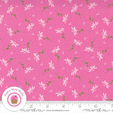 Moda SINCERELY YOURS 37612 15 Pink Daisy Floral SHERRI & CHELSI Quilt Fabric Flowering Plants