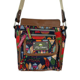 Lily Bloom Green Living Multicolored Crossbody Bag Adjustable Straps Purse Lily