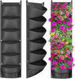 Vertical Hanging Garden Flower Pots Layout Waterproof Wall Mount Hanging Flowerp Garden Plants