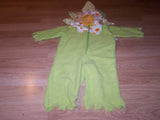 Infant Size 3-12 Months Sunflower Sun Flower Halloween Costume Green Orange EUC Sunflower