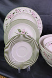 Hydrangia Martha Stewart Dinnerware Plates Bowls Pink Flowers BUYER'S CHOICE Hydrangea