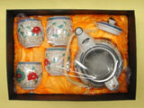 5 PCS of Chinese Tea Sets with Peony Flower Pictures Peony