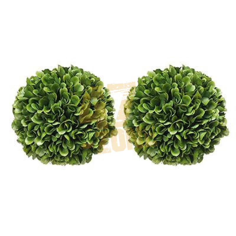 5" Green Boxwood Faux Balls Artificial Plant Topiary  Table Centerpiece Decor Green Plant