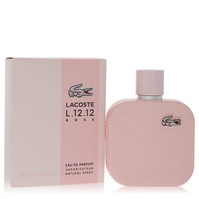 Lacoste Eau De Lacoste L.12.12 Rose by Lacoste Eau De Parfum Spray 3.3 oz (Women EDP