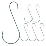 6 Pcs Outdoor Flower Basket Hook Hanging Hooks Pot Hanger Metal Garden Garden Plants