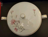 Royal Court China Tureen Pink Carnation With Lid Carnation