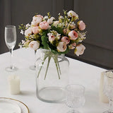 BLUSH 4 Bouquets 12" Silk Mini Ranunculus Artificial FLOWERS Party Decorations Ranunculus
