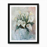 A World Of Flowers Calla Lily 2 Pai Framed Wall Art Poster Canvas Print Picture Lily