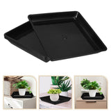 5pcs Stylish Plant Pot Trays Classic Garden Pot Trays Flower Pot Pallets Garden Plants