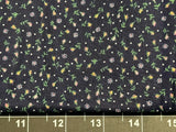 Tina Scrap 9Óx21Ó Roses Buds Vine Leaf Tiny Flower Floral Calico Cotton Fabric Flowering Plants